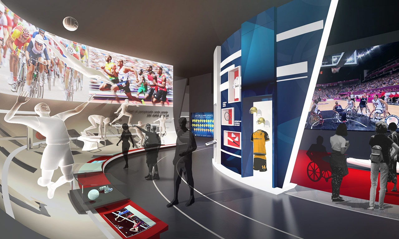 展厅设计3d效果图